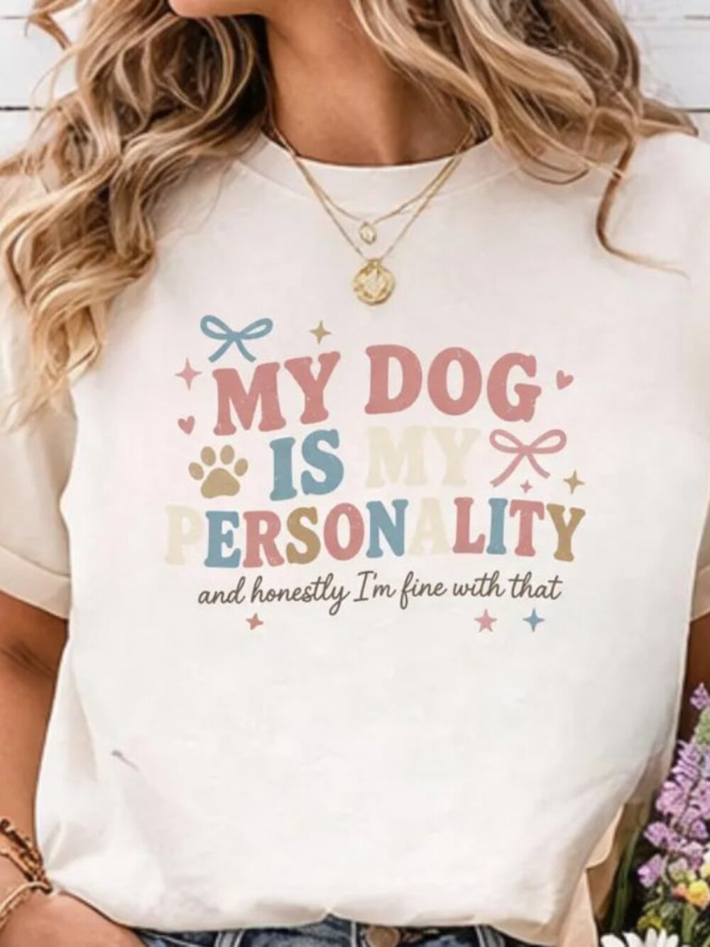 Funny Dog Tee, Cute Dog Lover Shirt, Dog Mom Shirt